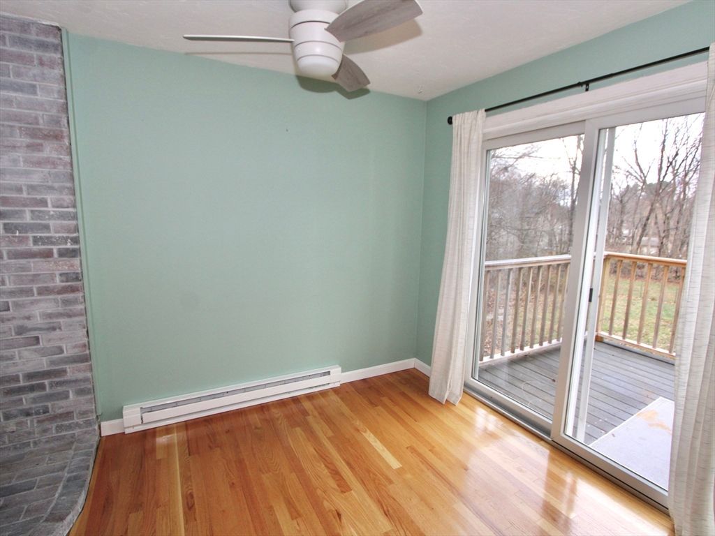 Empty room, Interior, Stone Walls, Wood Texture Flooring