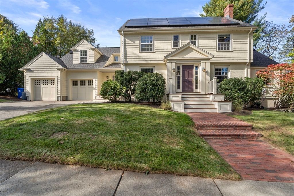 Attached, Exterior, Facade, Solar Panels, Georgian