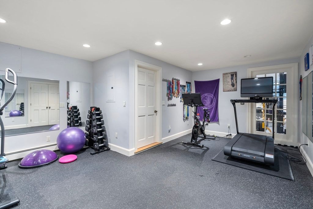 Fitness Equipment, Interior, Recessed Lighting