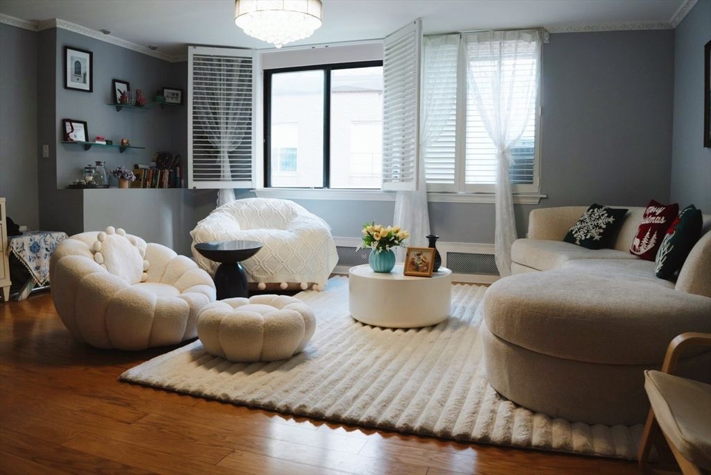 Chandelier, Interior, Living room, Wood Texture Flooring