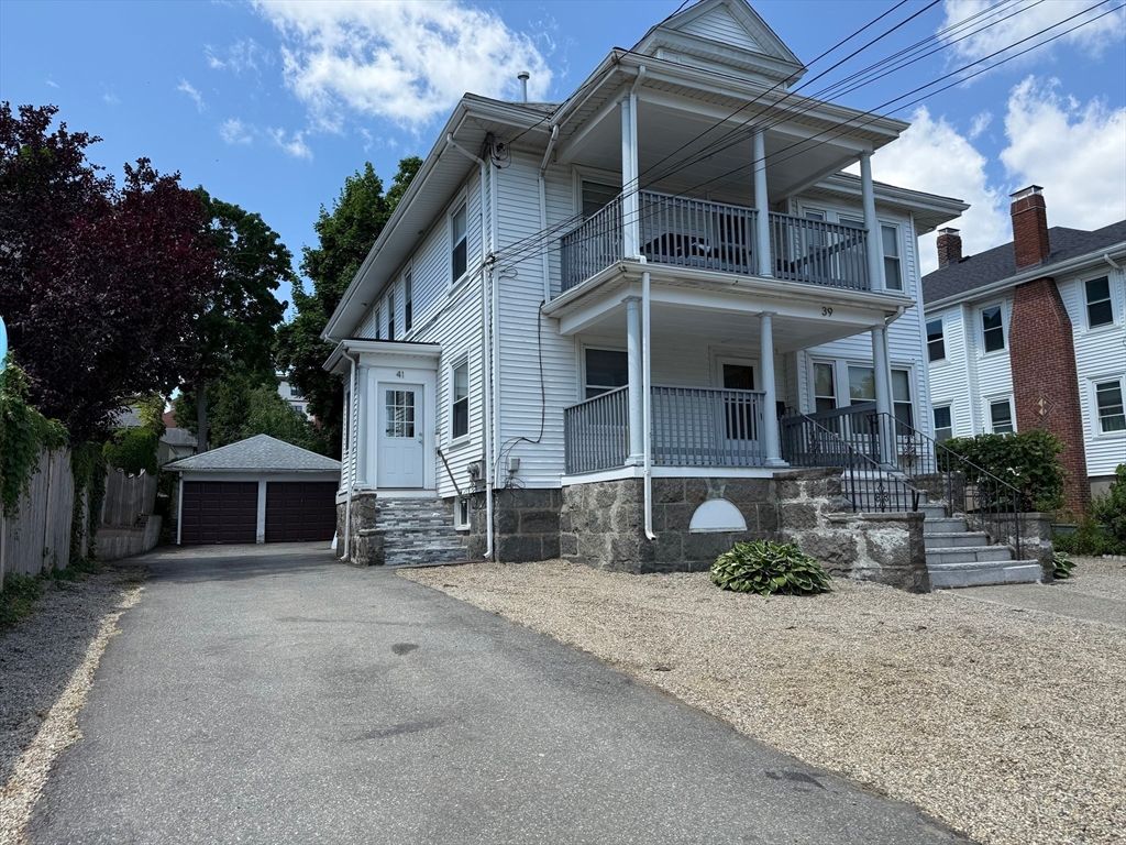 Backyard, Detached Garage, Exterior, Facade, Queen Anne Victorian