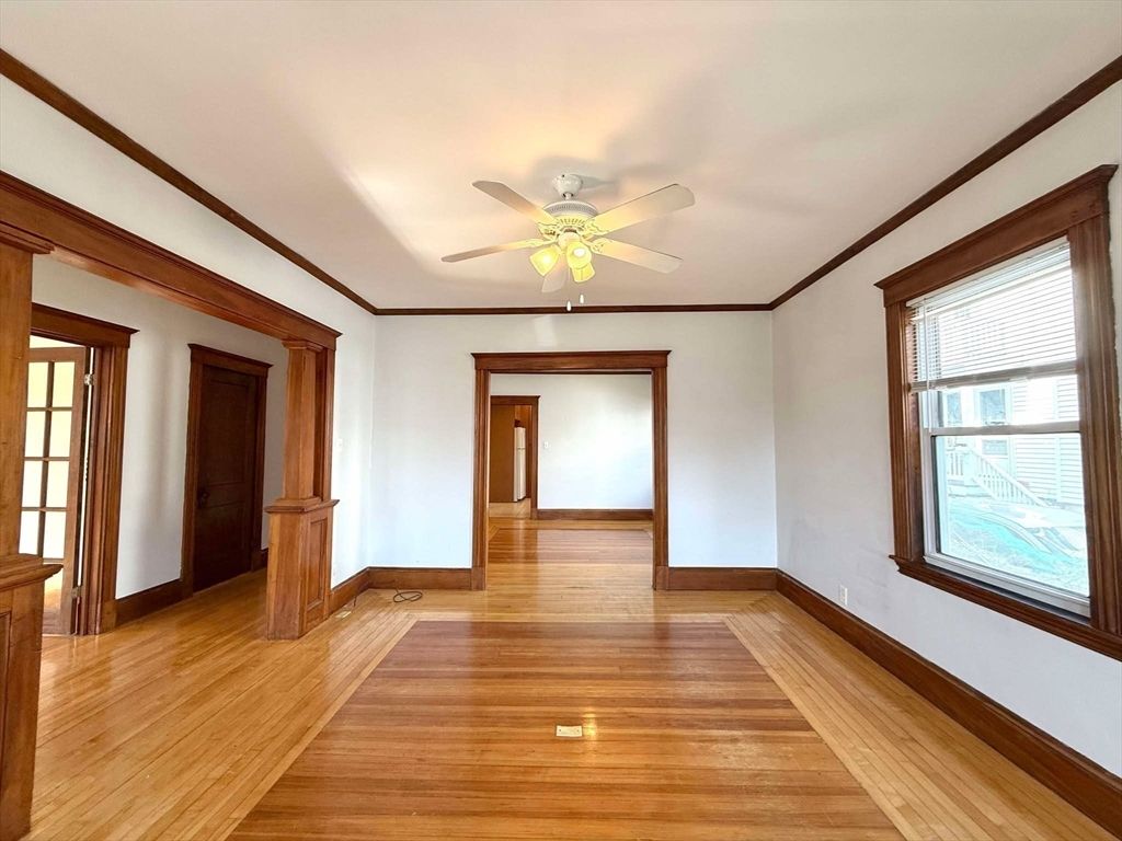 Empty room, Interior, Wood Texture Flooring