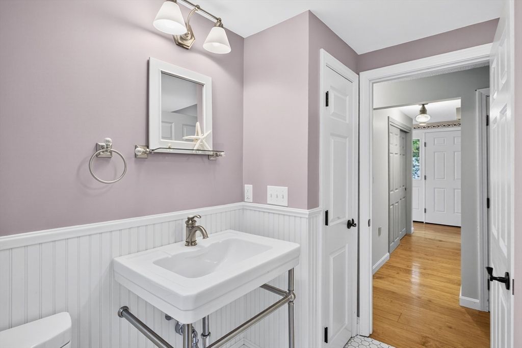 Bathroom, Interior, Wood Texture Flooring