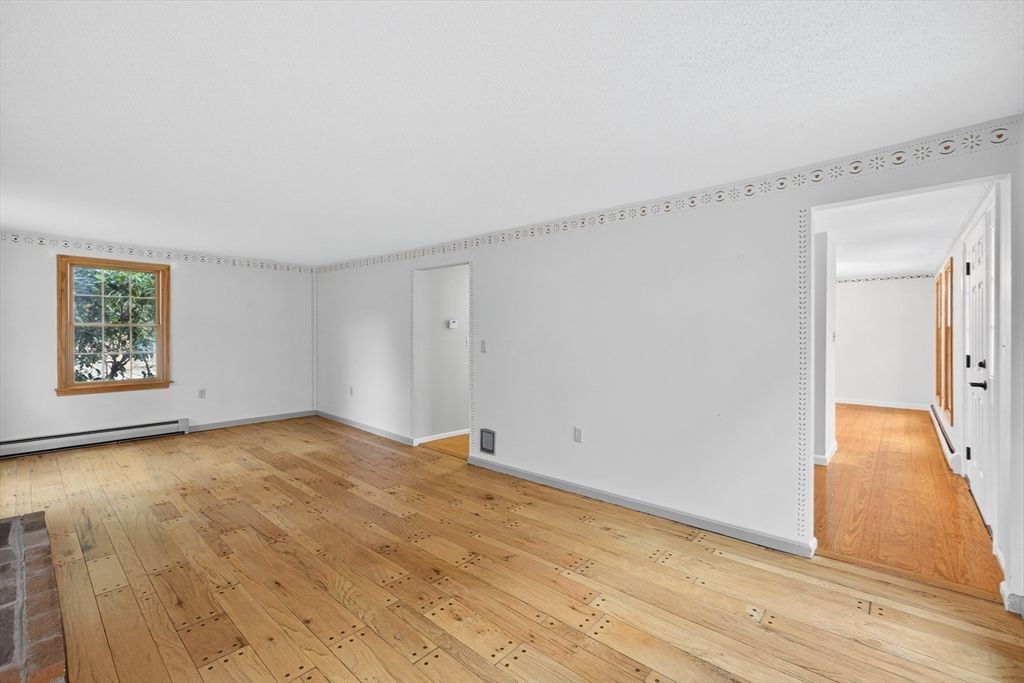 Empty room, Interior, Wood Texture Flooring