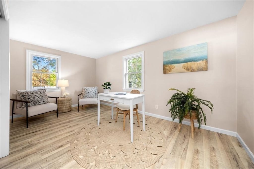 Home Office, Interior, Wood Texture Flooring