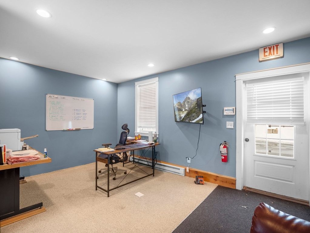 Home Office, Interior, Recessed Lighting