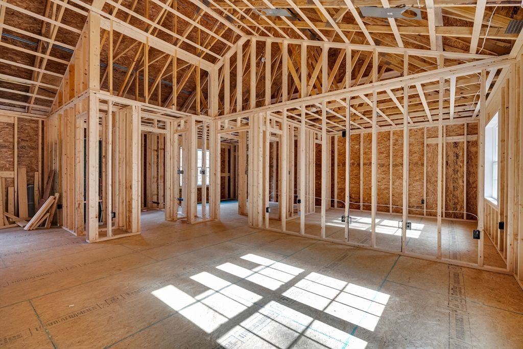 Empty room, Interior, Wooden Beams, Wooden Ceilings, Wooden Walls