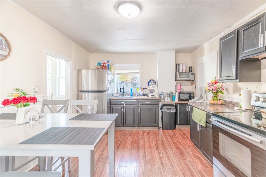 Dining room, Interior, Kitchen, Wood Texture Flooring