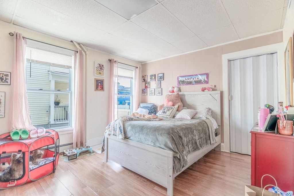 Bedroom, Interior, Wood Texture Flooring