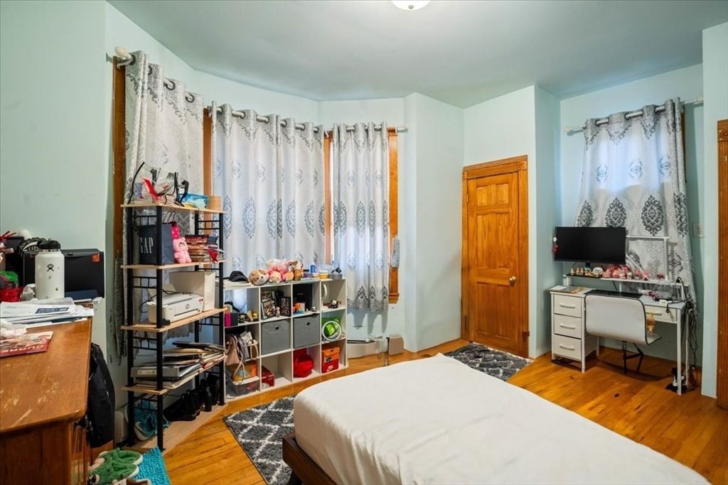 Bedroom, Home Office, Interior, Wood Texture Flooring