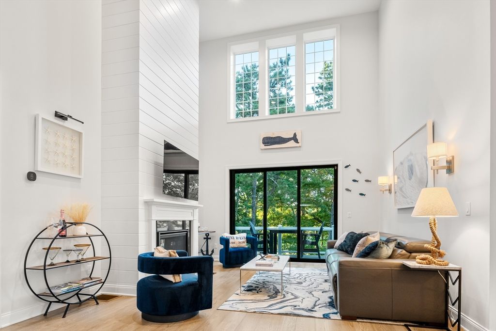 Fireplace, Interior, Living room, Wood Texture Flooring