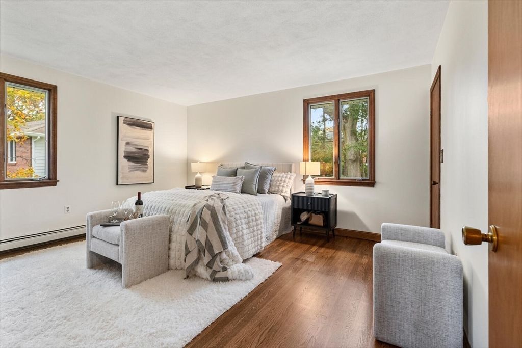 Bedroom, Interior, Wood Texture Flooring