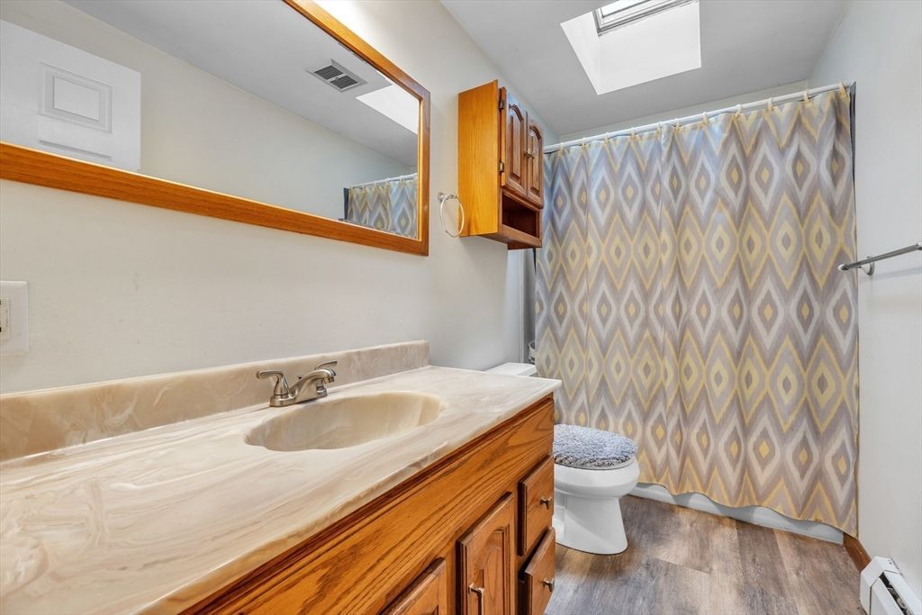 Bathroom, Interior, Wood Texture Flooring