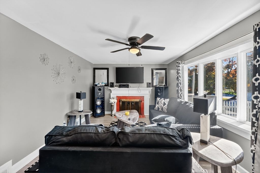 Fireplace, Interior, Living room, Wood Texture Flooring