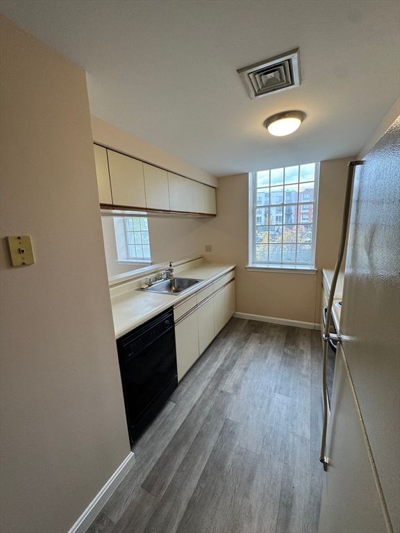 Interior, Kitchen, Wood Texture Flooring
