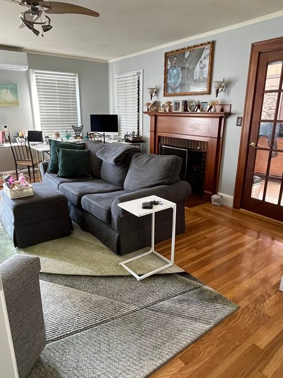 Fireplace, Interior, Living room, Wood Texture Flooring