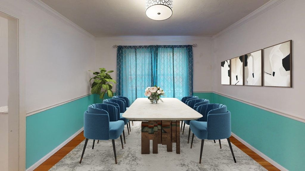 Dining room, Interior, Wood Texture Flooring