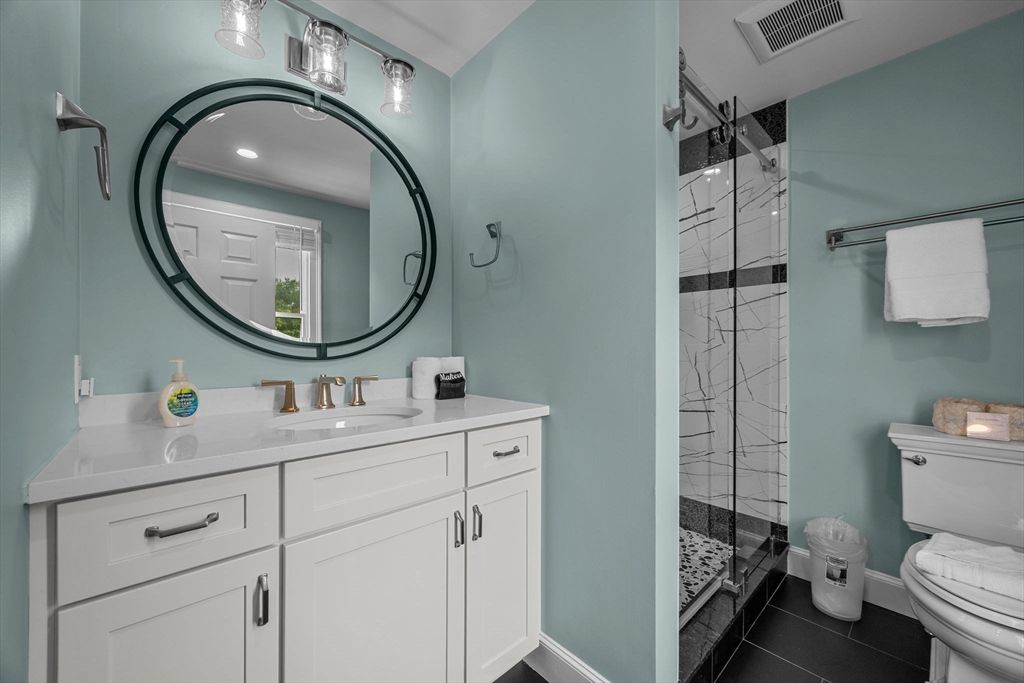 Bathroom, Glass Shower, Interior