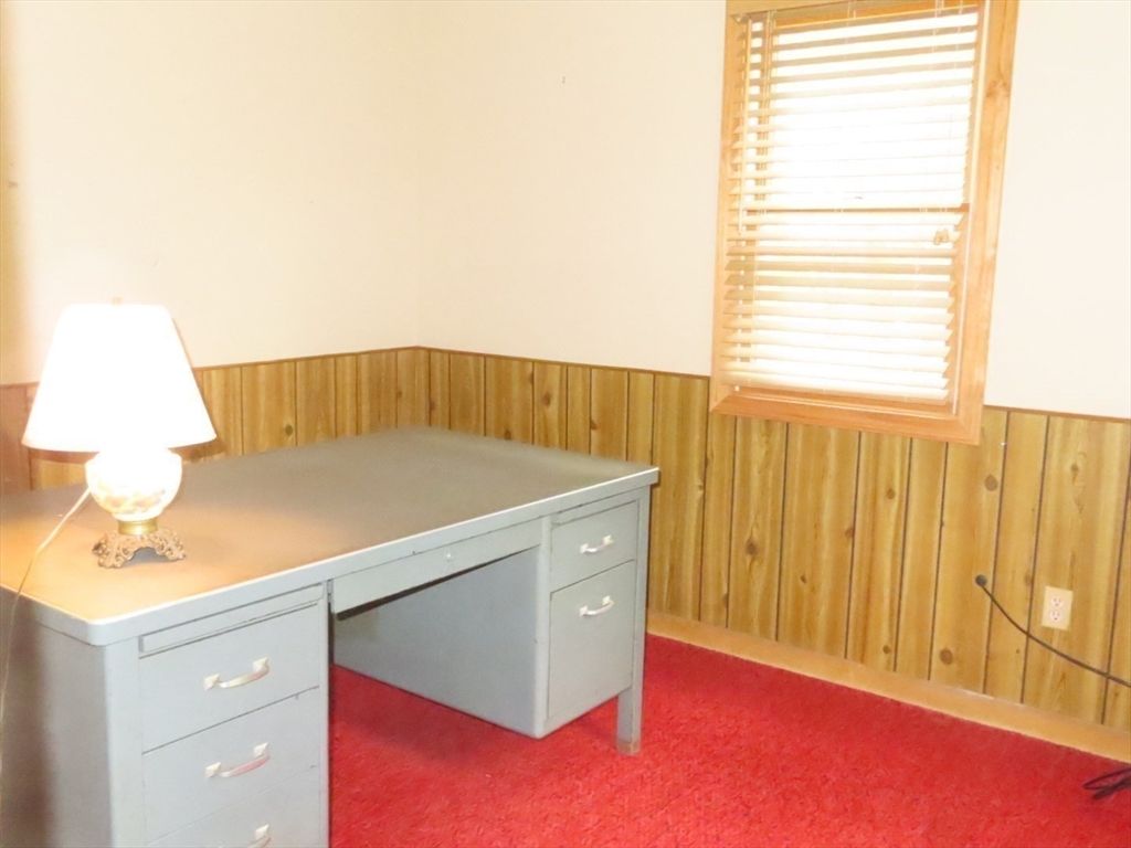 Home Office, Interior, Wooden Walls