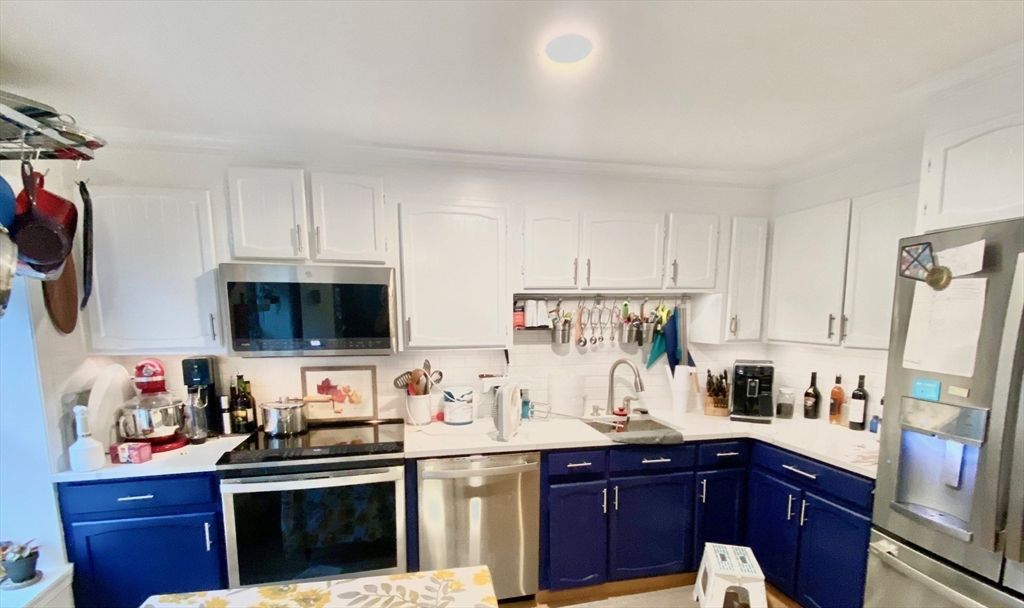 Interior, Kitchen, Recessed Lighting, Stainless Steel Appliances