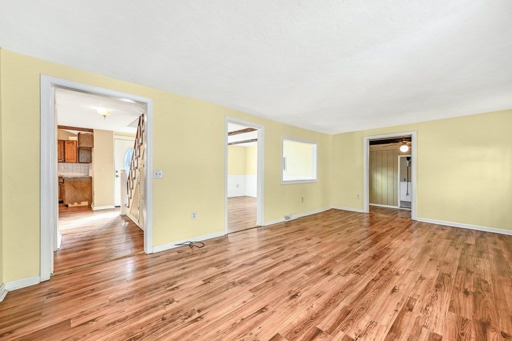 Empty room, Interior, Wood Texture Flooring