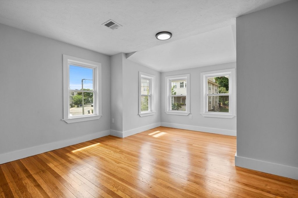 Empty room, Interior, Wood Texture Flooring