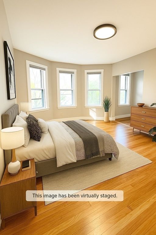 Bedroom, Interior, Wood Texture Flooring