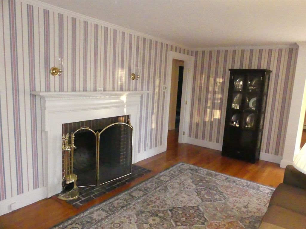 Fireplace, Interior, Wood Texture Flooring