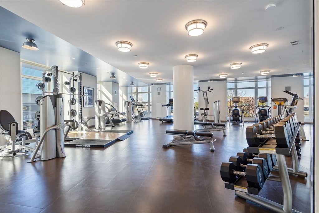 Fitness Equipment, Gym, Interior