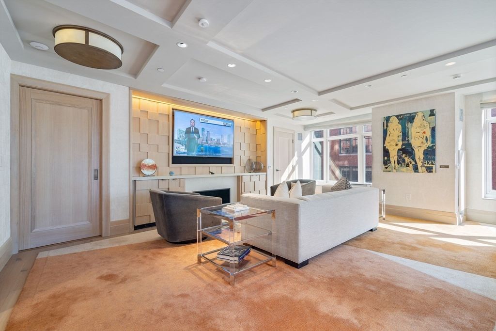 Interior, Living room, Recessed Lighting