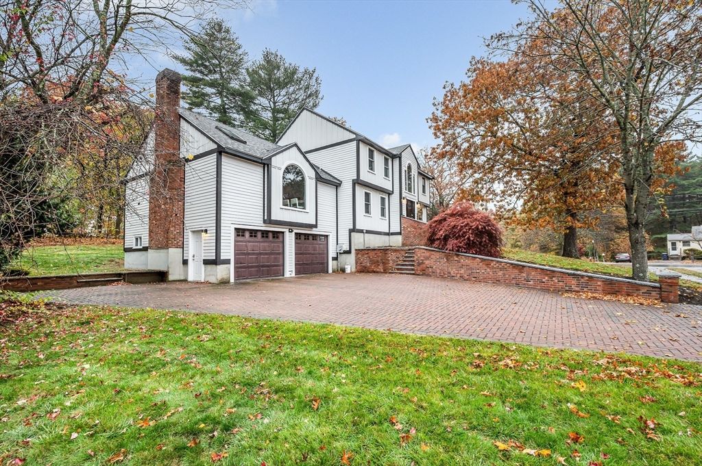 Attached, Backyard, Exterior, Facade, Tudor Revival