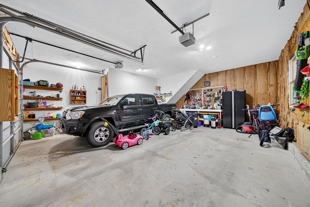 Garage, Interior, Recessed Lighting, Wooden Walls