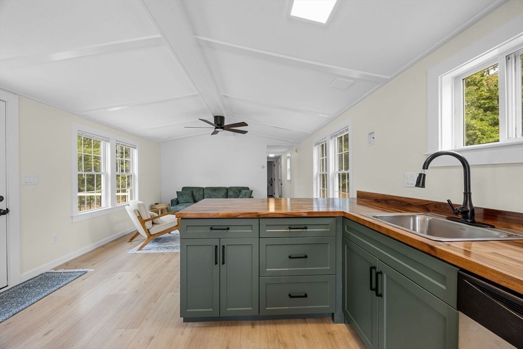 Interior, Kitchen, Wood Texture Flooring