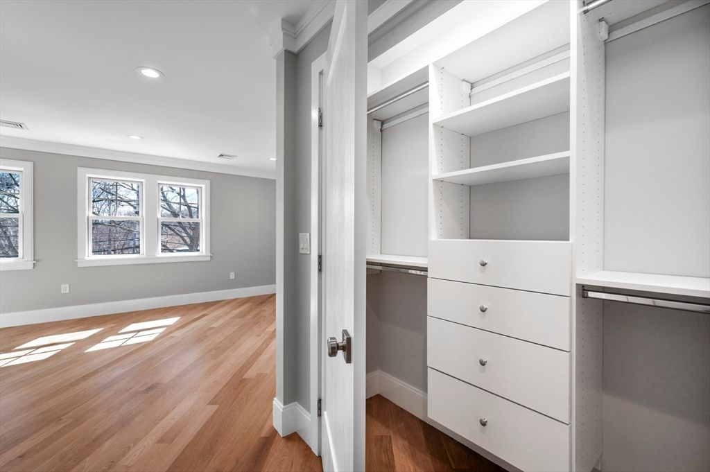 Interior, Recessed Lighting, Walk-in Closets, Wood Texture Flooring