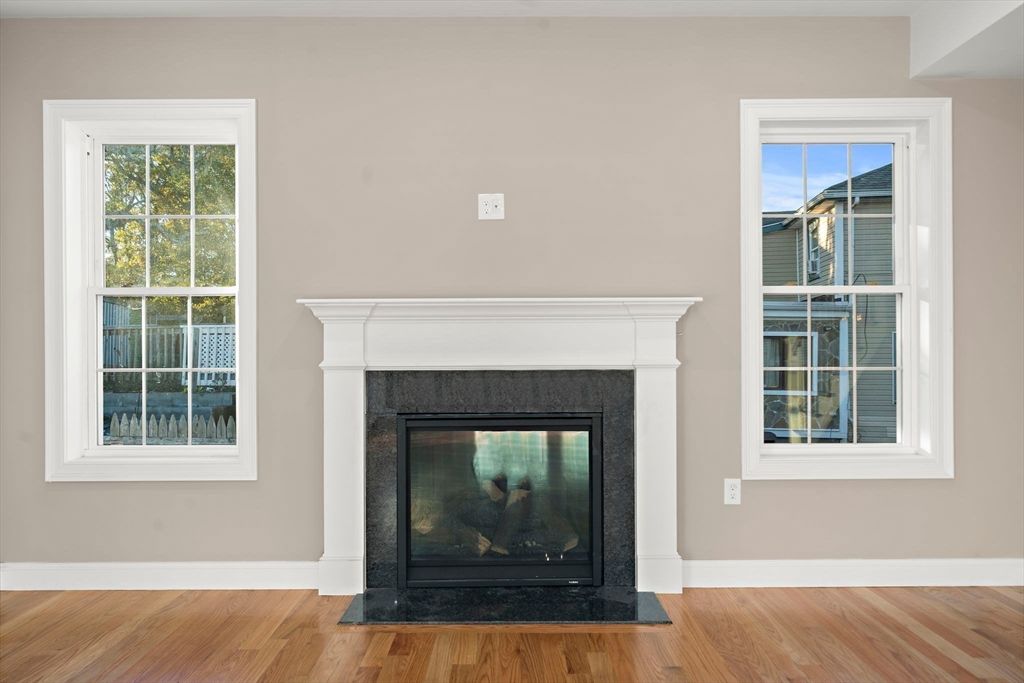 Fireplace, Interior, Wood Texture Flooring