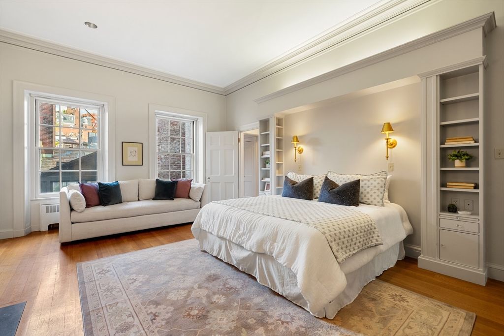 Bedroom, Interior, Wood Texture Flooring