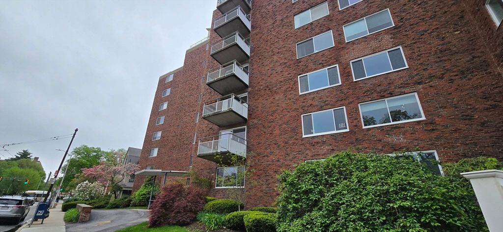 Exterior, Facade, Brick Facade, Condo Building