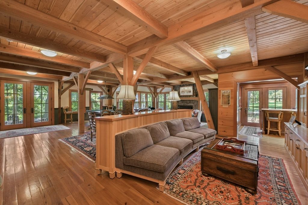 Interior, Living room, Wooden Beams, Wooden Ceilings, Wood Texture Flooring, Wooden Walls