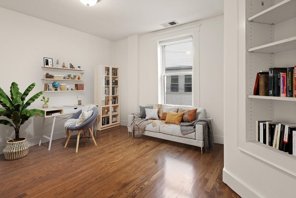 Home Office, Interior, Wood Texture Flooring