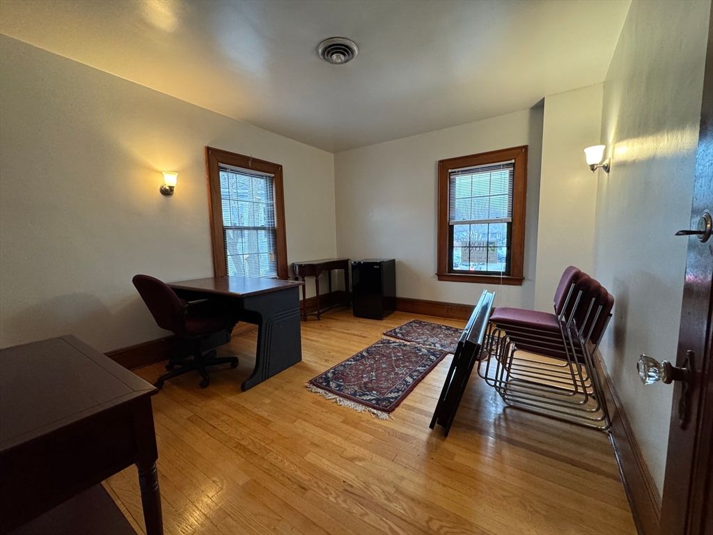 Home Office, Interior, Wood Texture Flooring