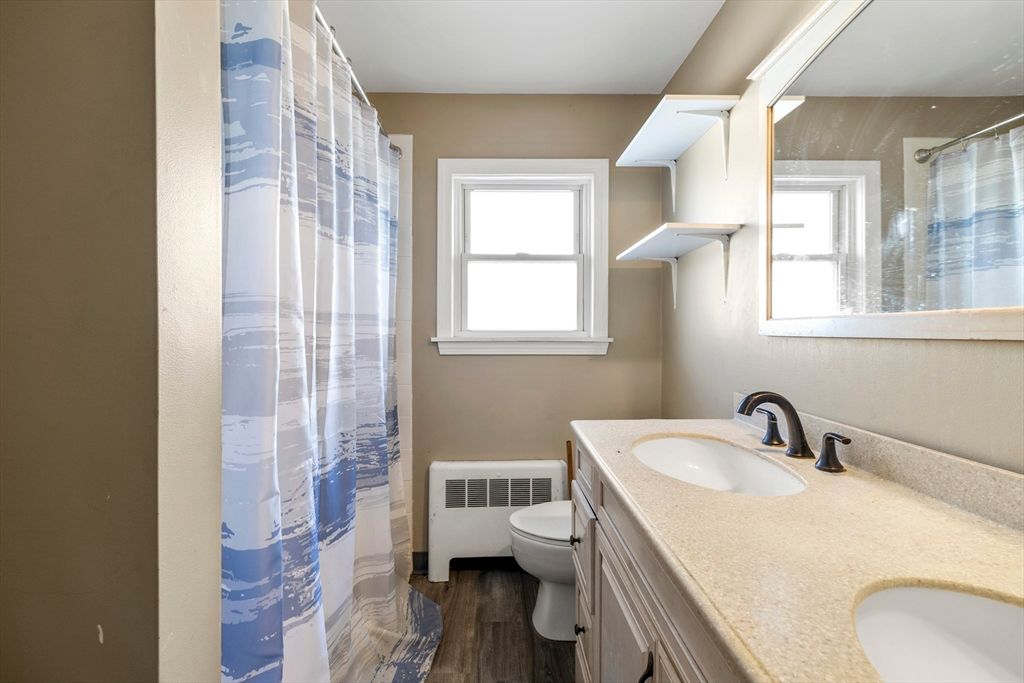 Bathroom, Interior, Wood Texture Flooring