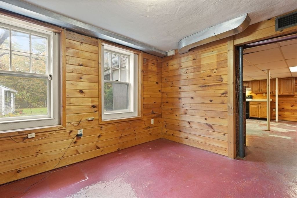 Empty room, Interior, Wooden Walls