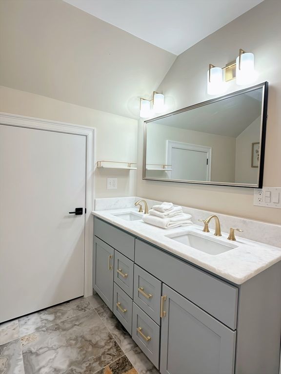 Bathroom, Dual Sink Vanities, Interior, Marble