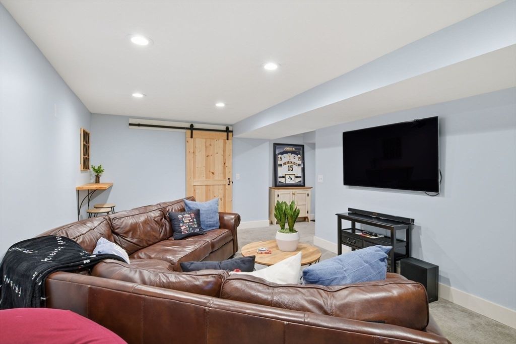 Interior, Living room, Recessed Lighting