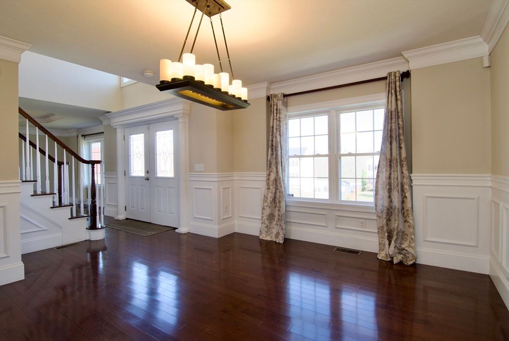 Chandelier, Interior, Pendant Lights, Wood Texture Flooring