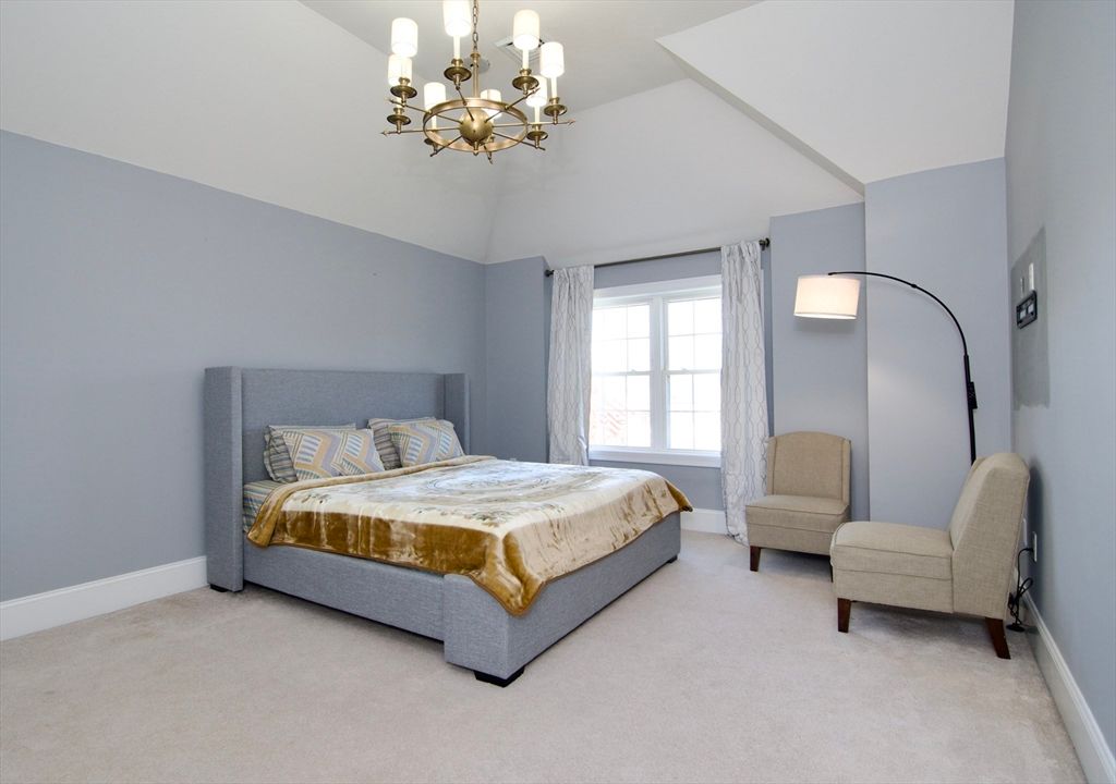 Bedroom, Chandelier, Interior