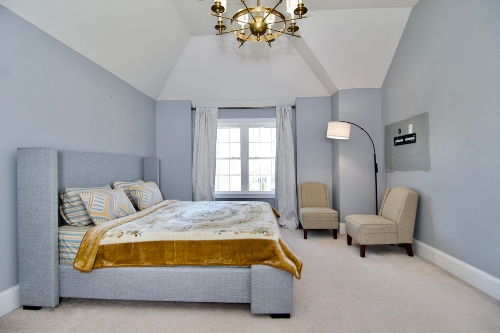 Bedroom, Chandelier, Interior