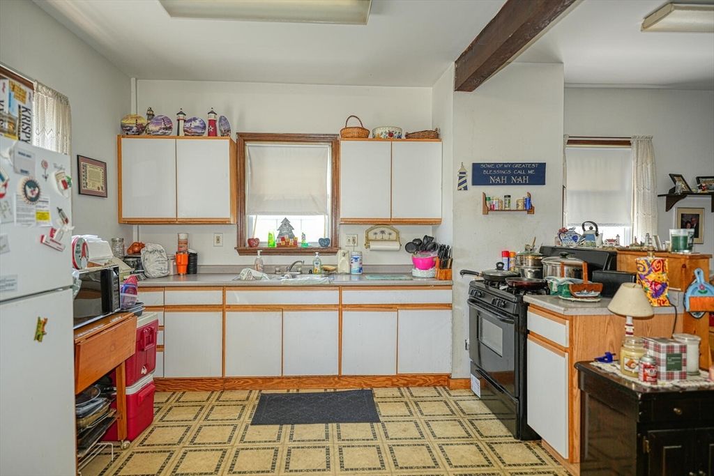Interior, Kitchen, Wooden Beams