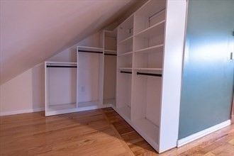 Interior, Walk-in Closets, Wood Texture Flooring