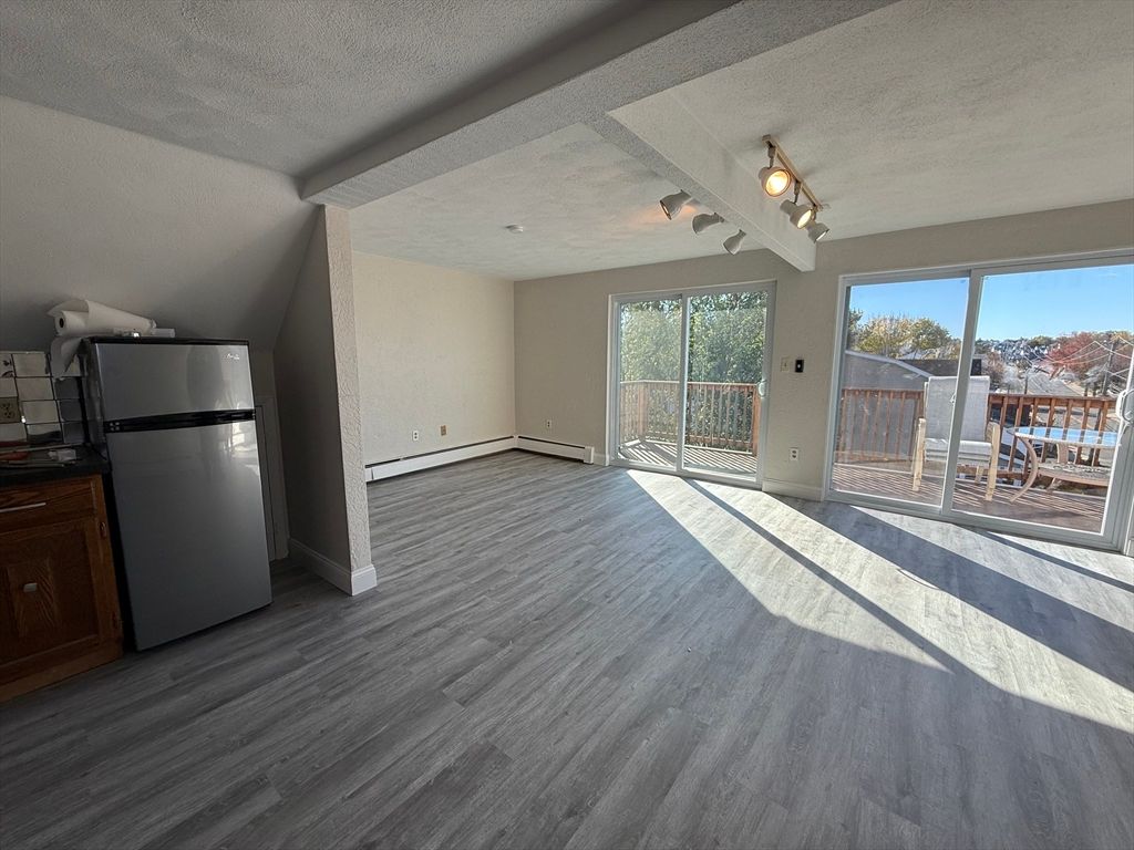 Empty room, Interior, Kitchen, Wood Texture Flooring